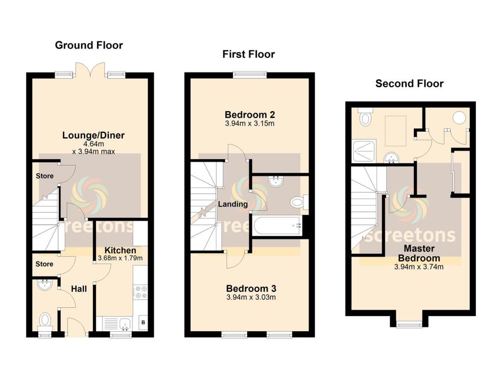 Floorplan 47 Millcroft Close, Thorne.JPG