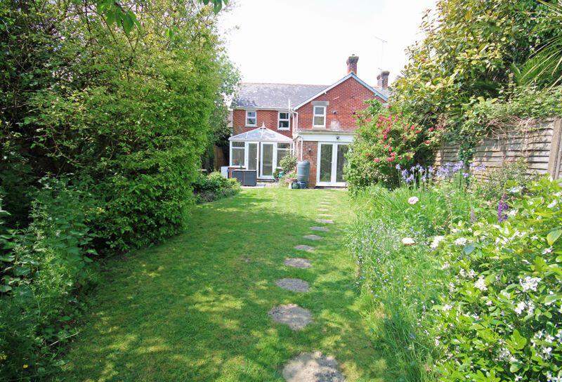 Rear of property