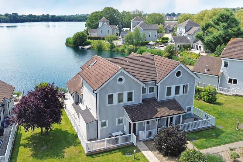 Front of house - drone