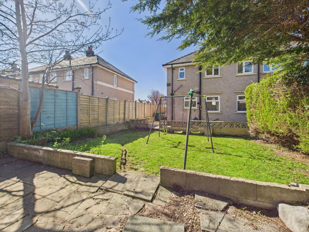 Rear of the property