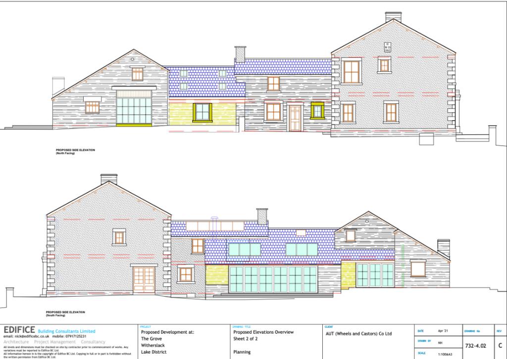 Proposed plans to transform the main house