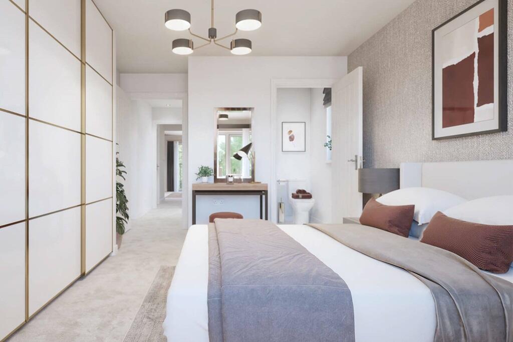 Bedroom two also benefits from having a private en suite