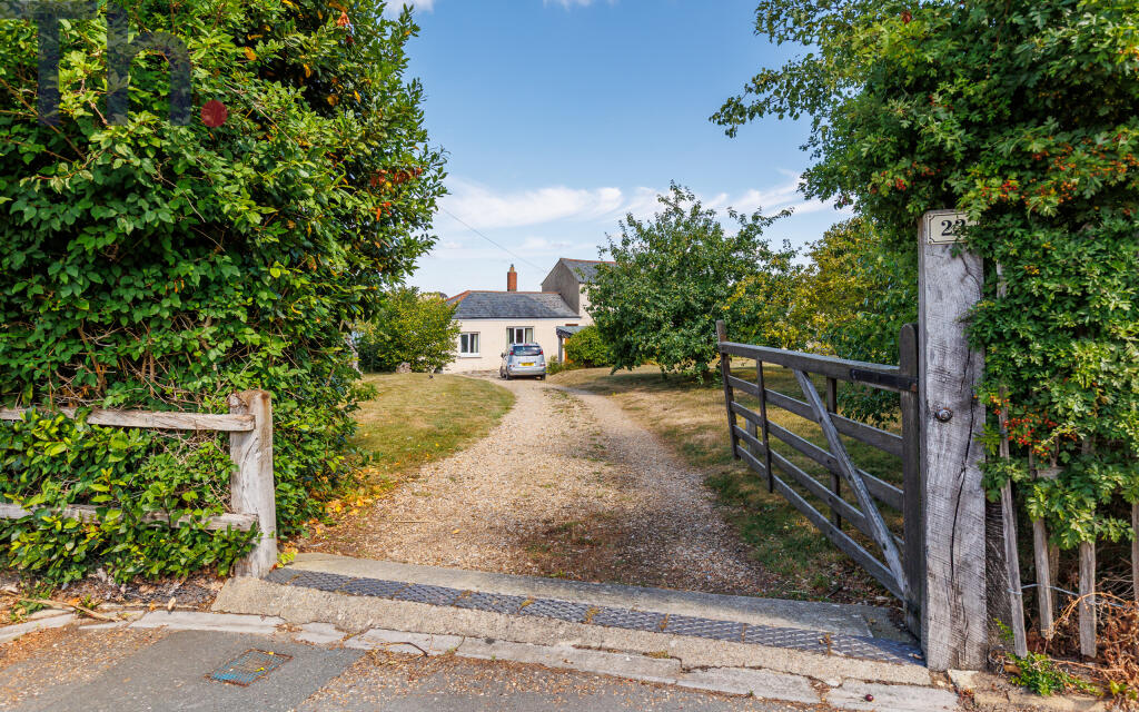 View from Gated Driveway