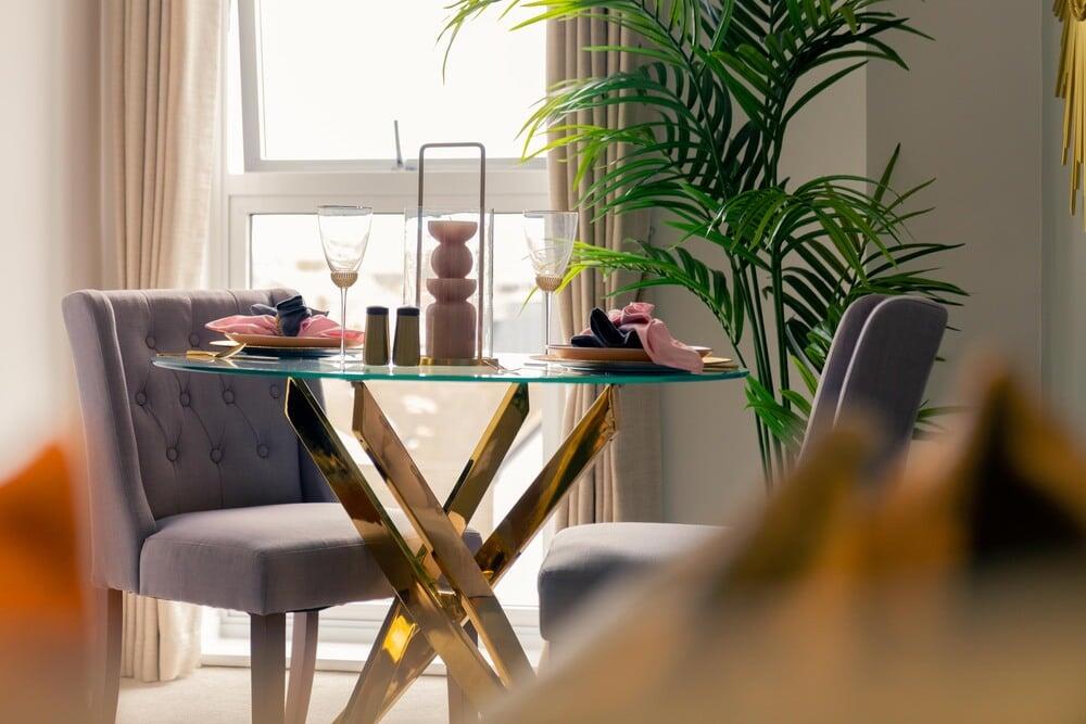 Show home dining area