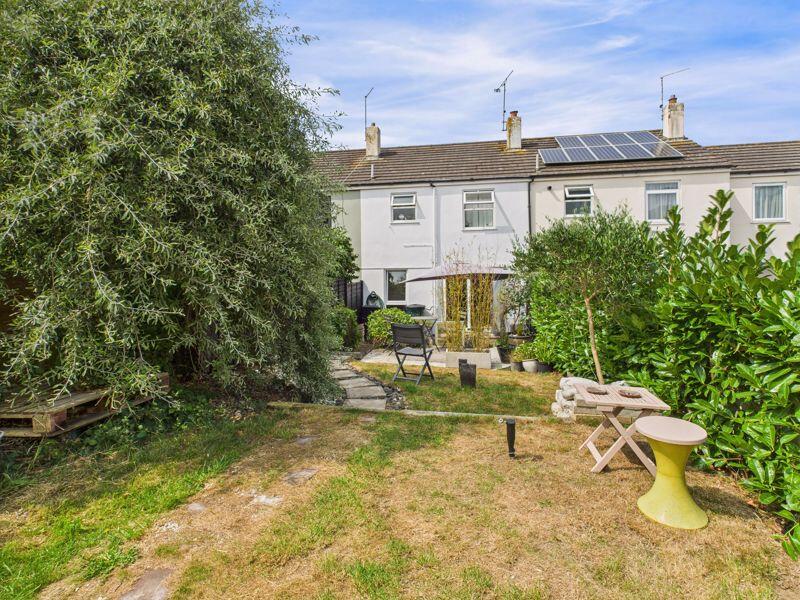 Rear elevation and garden