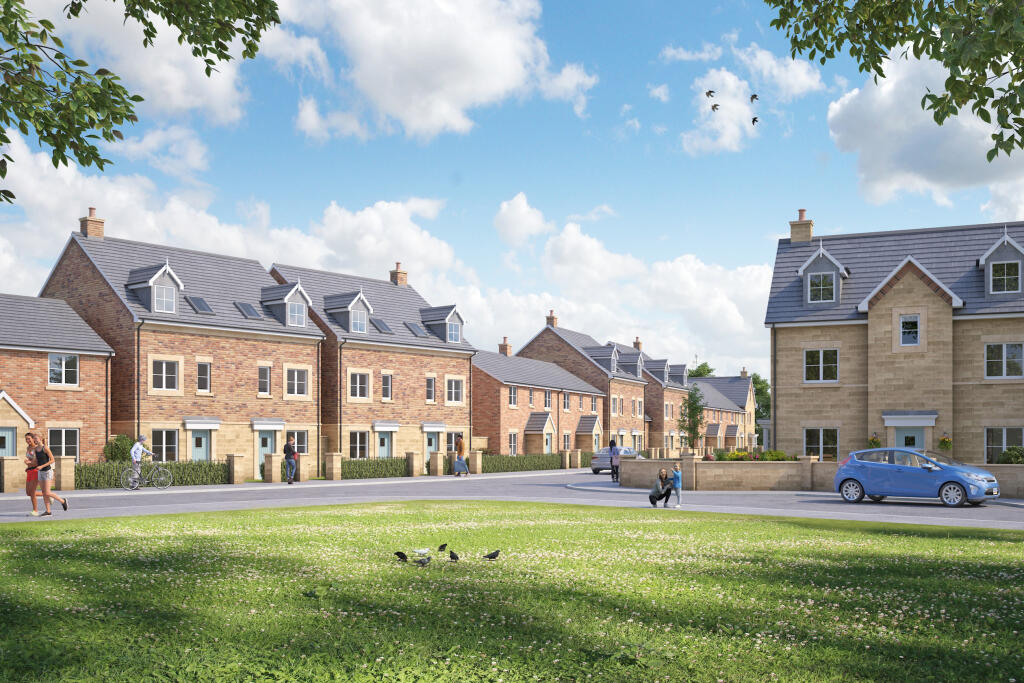 CGI view of homes at Laurel Chase