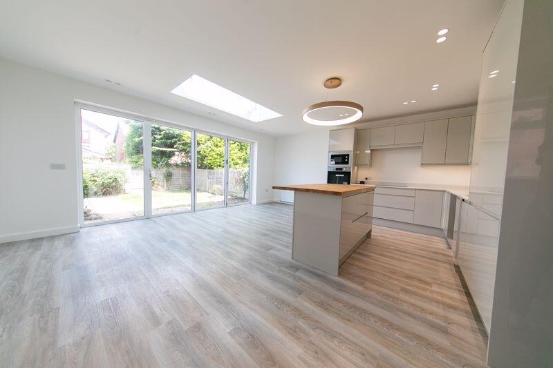 Open plan kitchen, living and dining ...