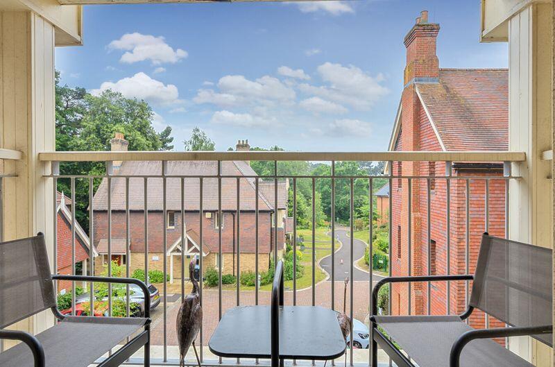 South-facing balcony view