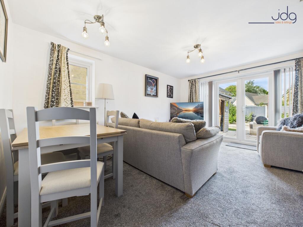 Spacious Open Plan Living with French Doors leading out to the Garden