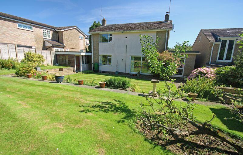 Rear of property