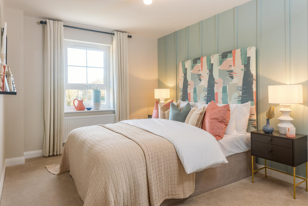 internal shot of the main bedroom in the portmore