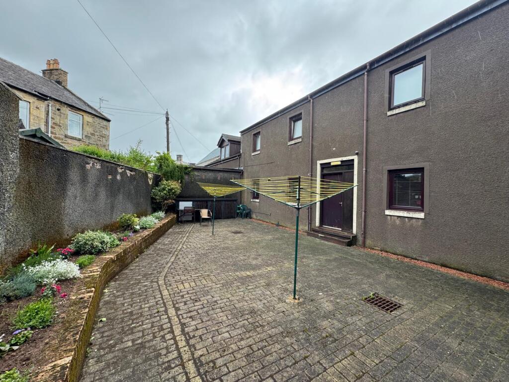Rear courtyard