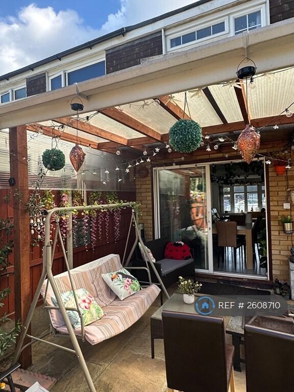 Garden With Covered Shed
