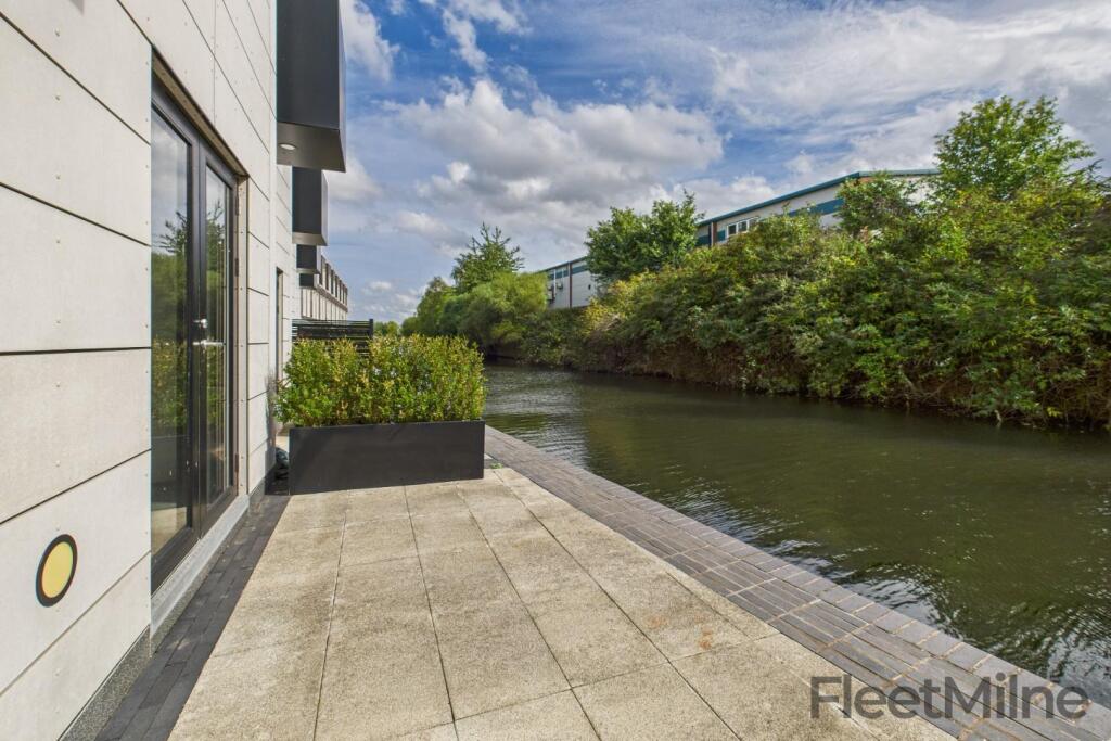 Waterside terrace