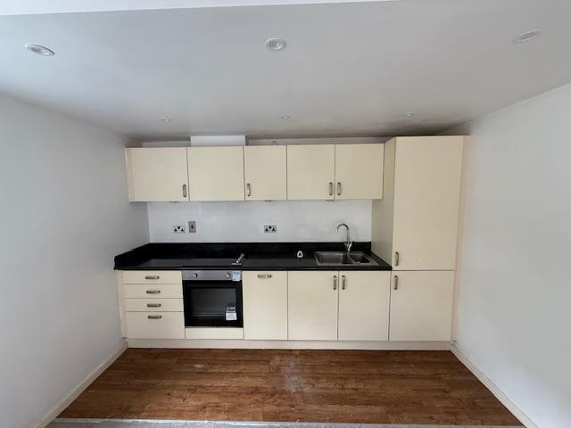 Open plan lounge kitchen