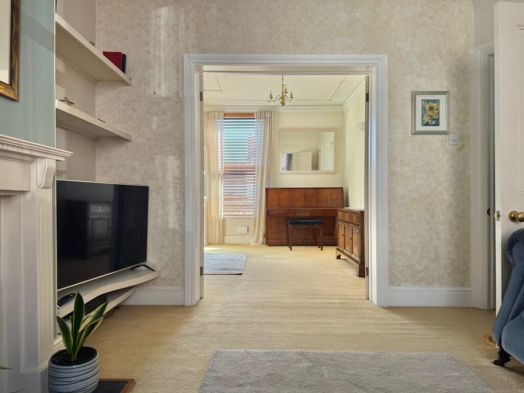 archway into dini...