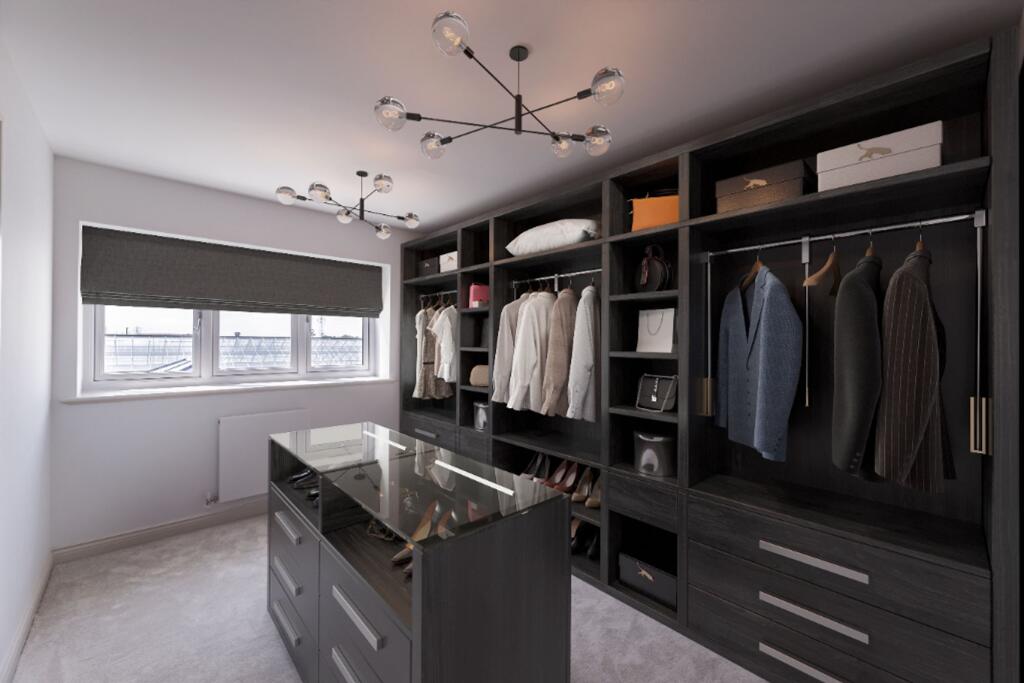 Master Dressing Room (Virtually Staged)