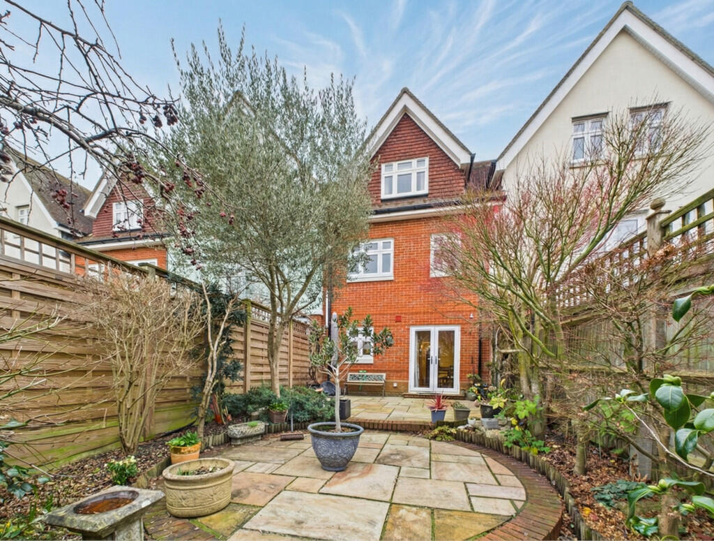rear of house