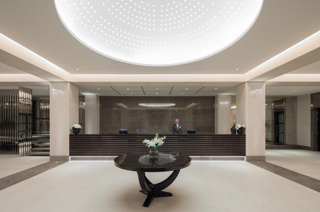 A spacious and elegantly designed reception are...