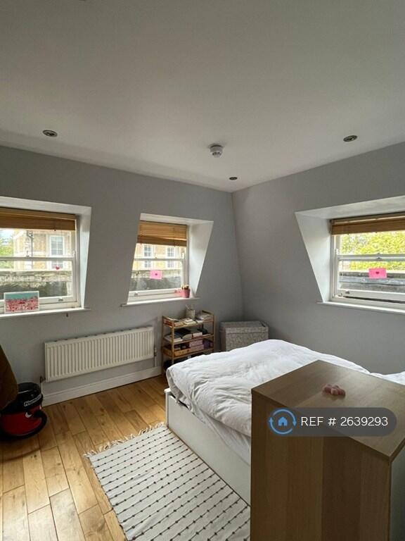 Bedroom, In The Eaves At The Top Of The Block