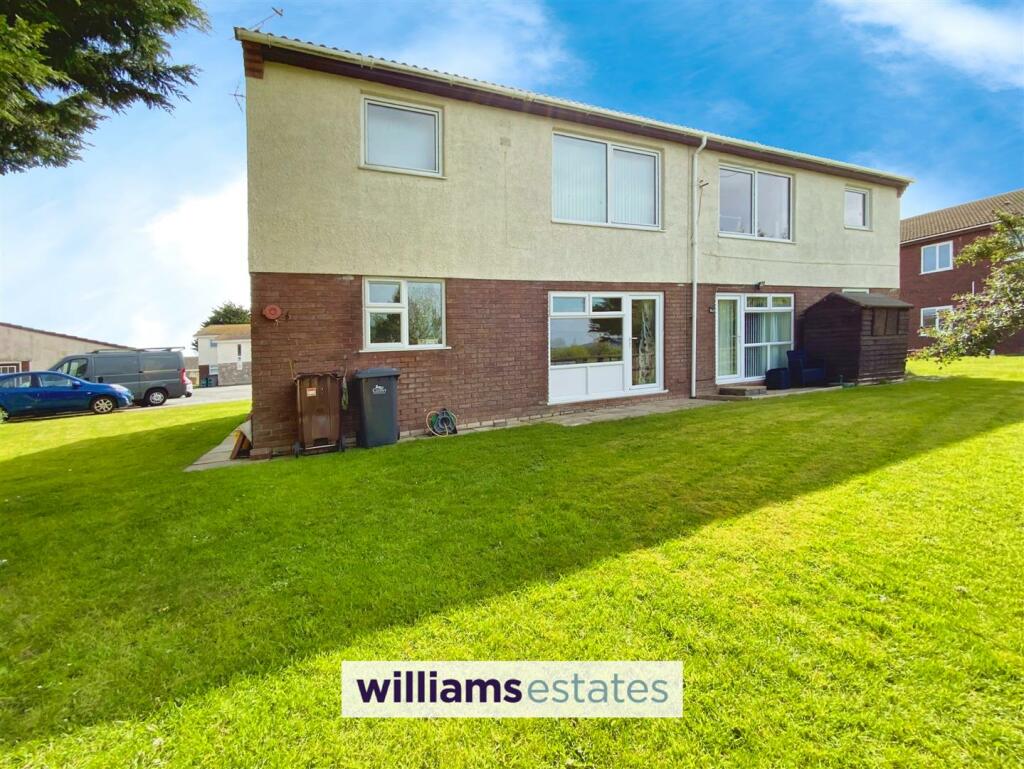 rear of the flat