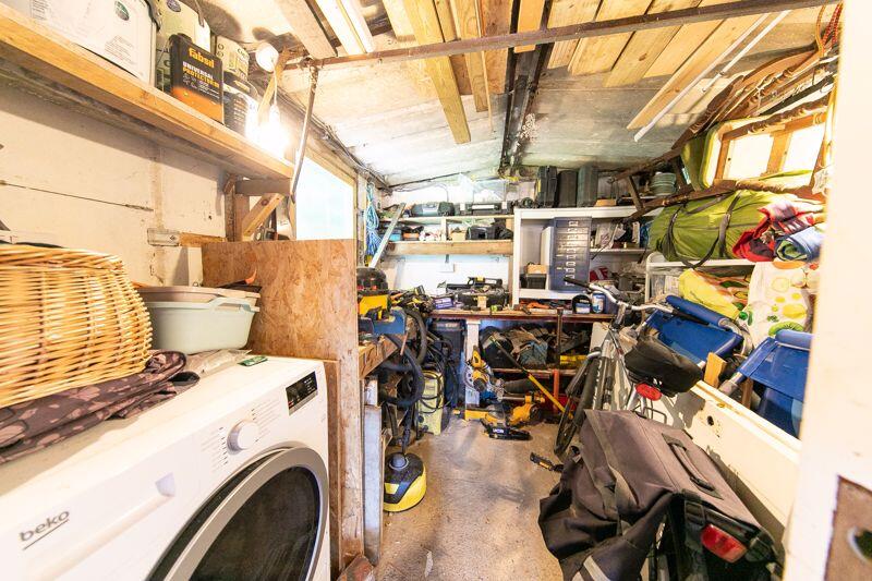 Garage rear storage/workshop