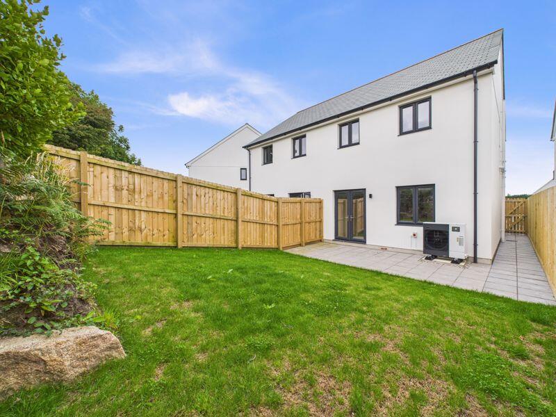 garden and rear elevation