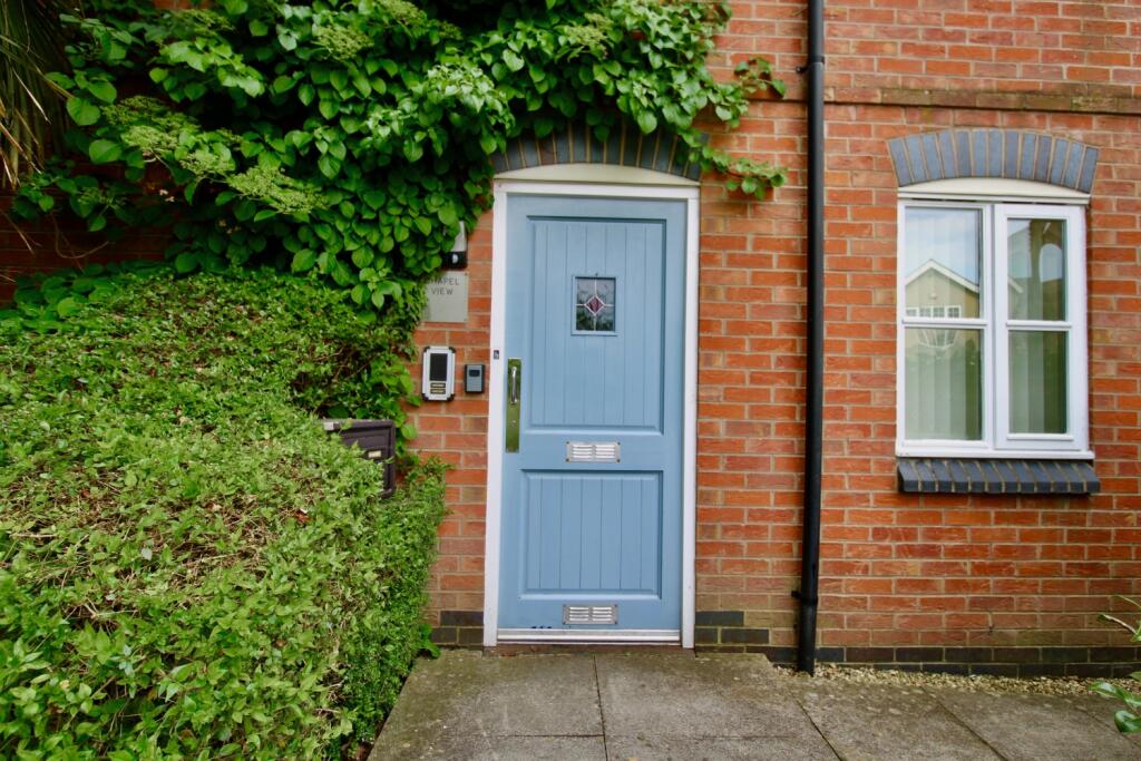 Close up of entrance door