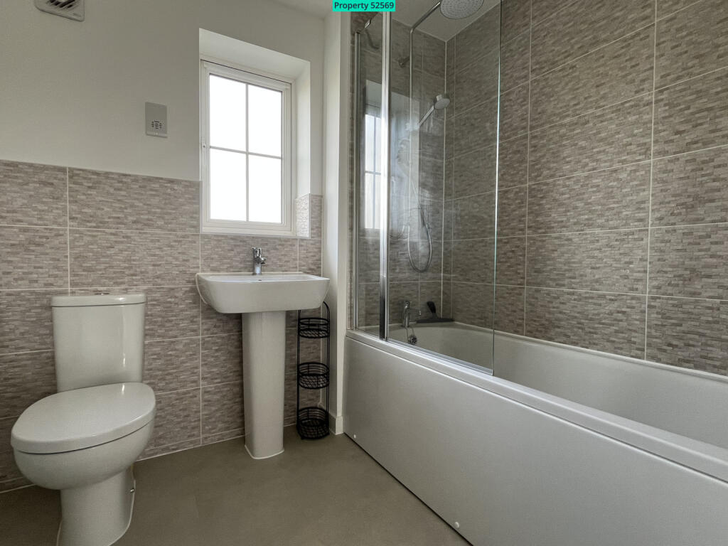 Large family bathroom with bath &amp; shower