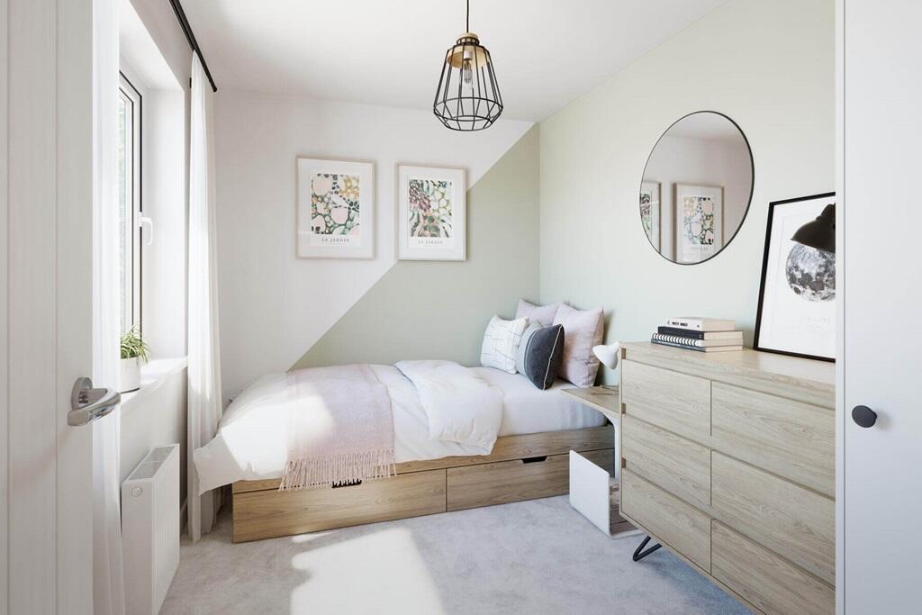 A fourth bedroom could also be used as a nursery or home office