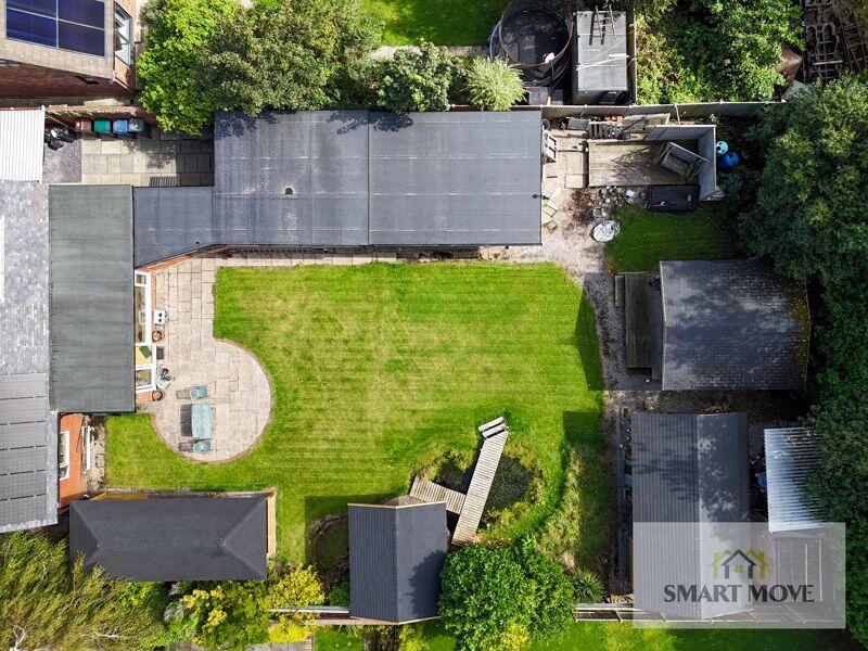 Overhead Rear Garden View