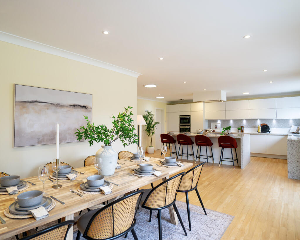 Open plan living space