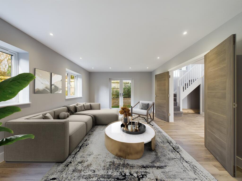 Family Room Staged