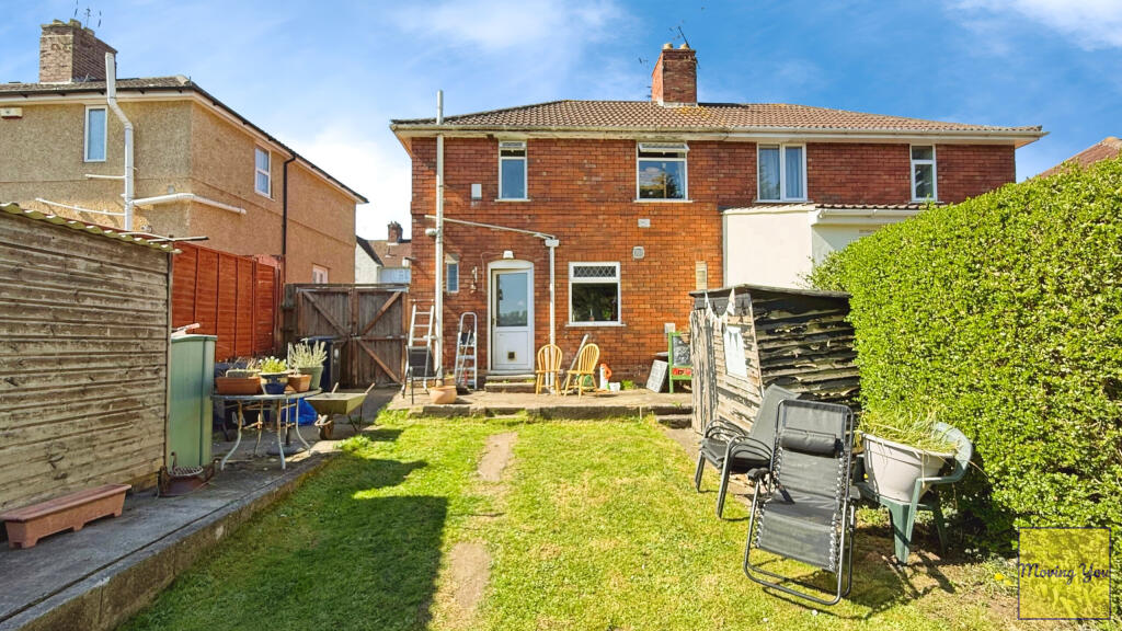 Rear of property