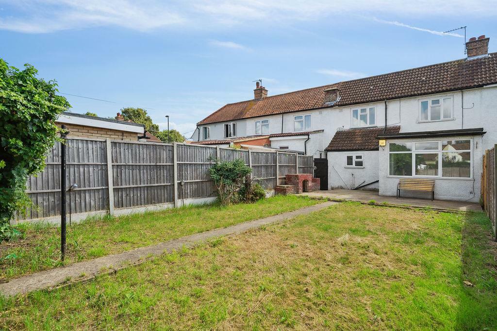 Rear garden looking at house