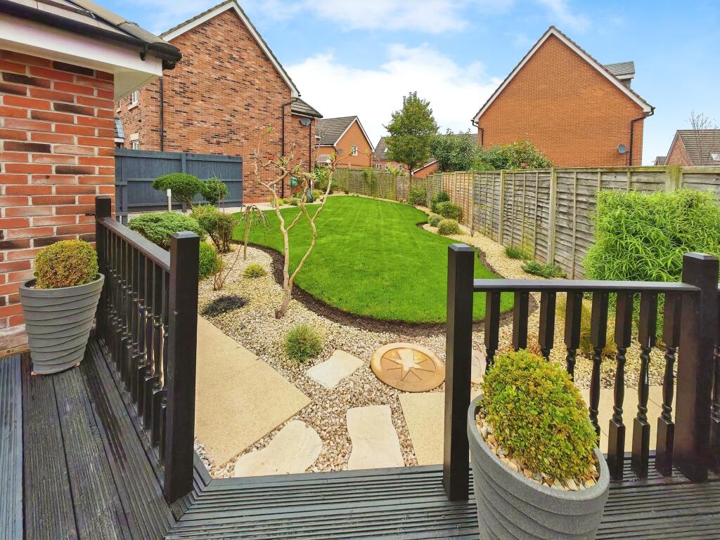 Rear garden aspect
