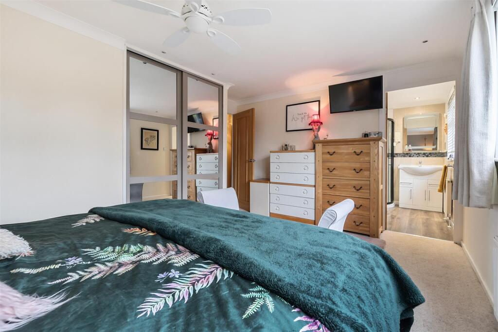 Master bedroom and ensuite