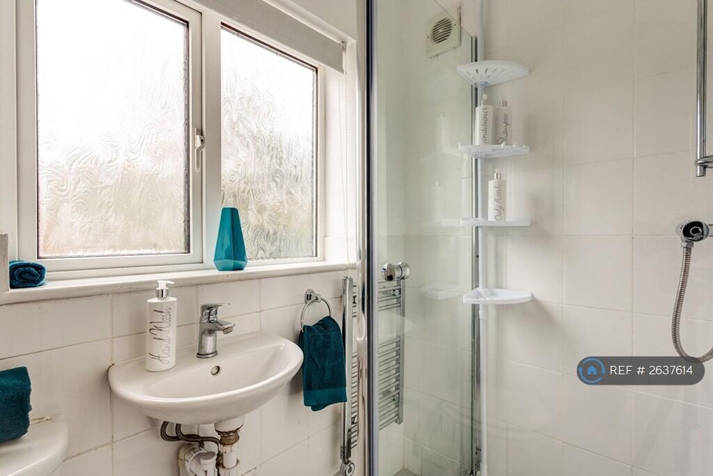 Bathroom With Toilet And Shower 