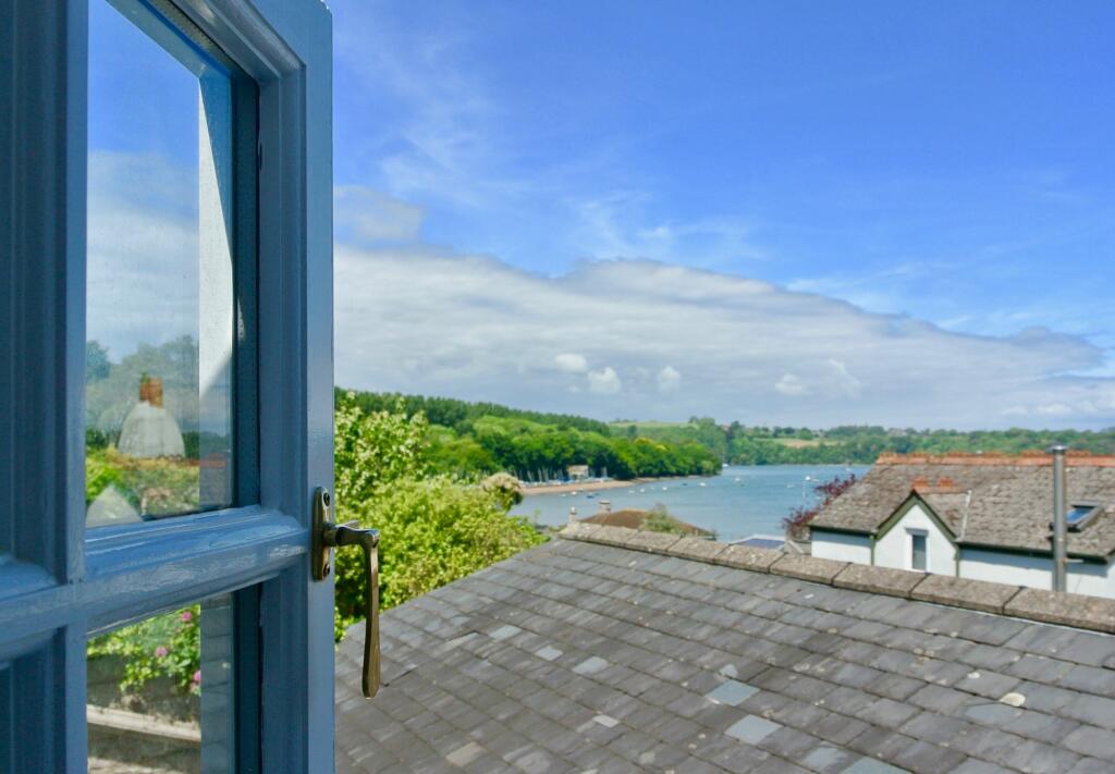 View from Bedroom 2 - Crooks Cottage, Dittisham
