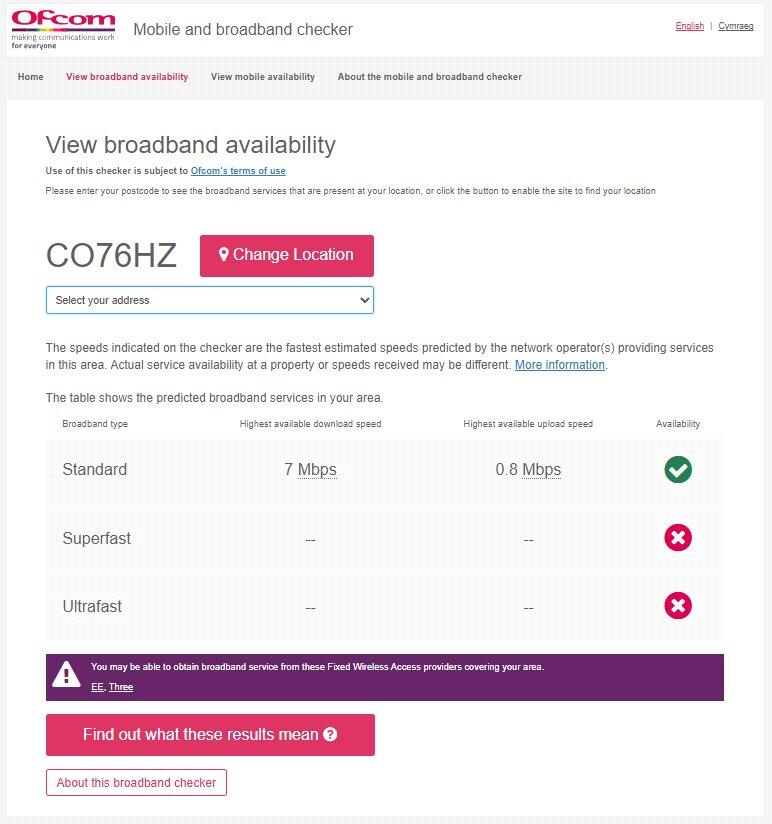 Broadband Check