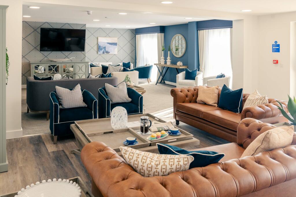 Typical communal lounge  