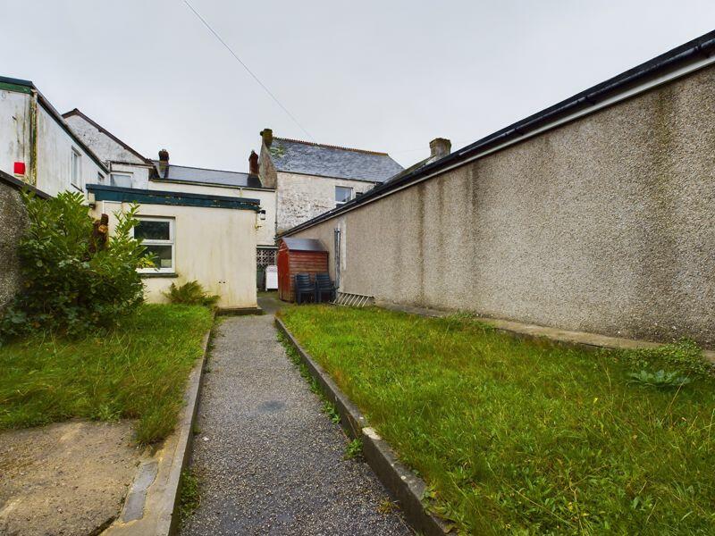rear garden and elevation