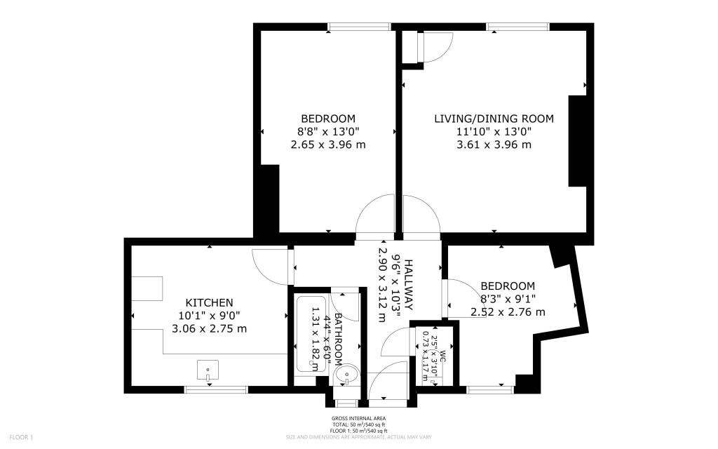 Flat 11 Marden House, Pembury Estate, Hackney, London, E8 1AZ