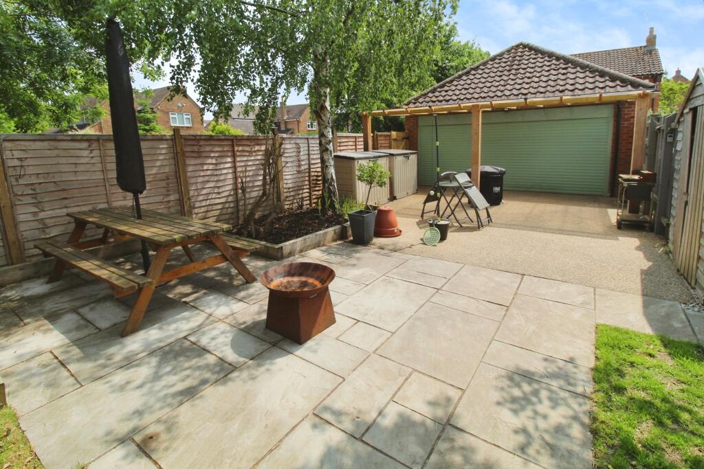 Garden and garage