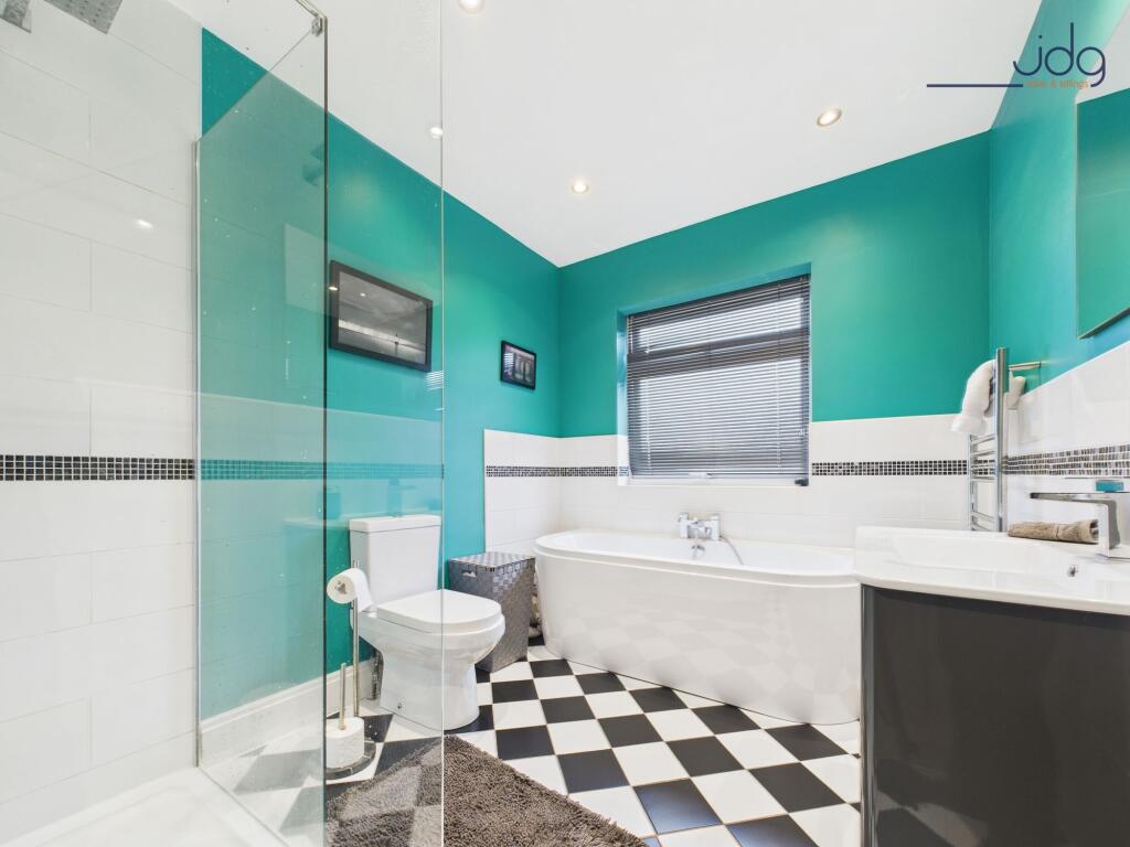 Bathroom with Separate Walk-In Shower