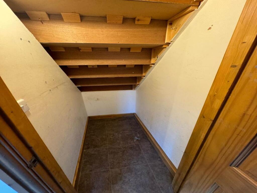 under stairs