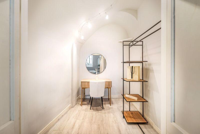 Recessed Storage Room