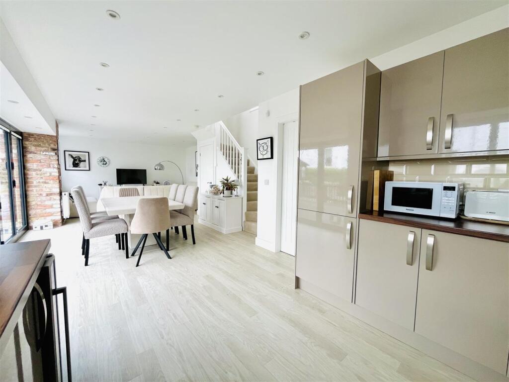 Living Room and Dining Kitchen