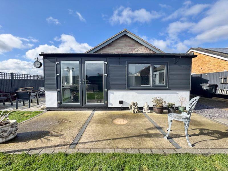Rear patio