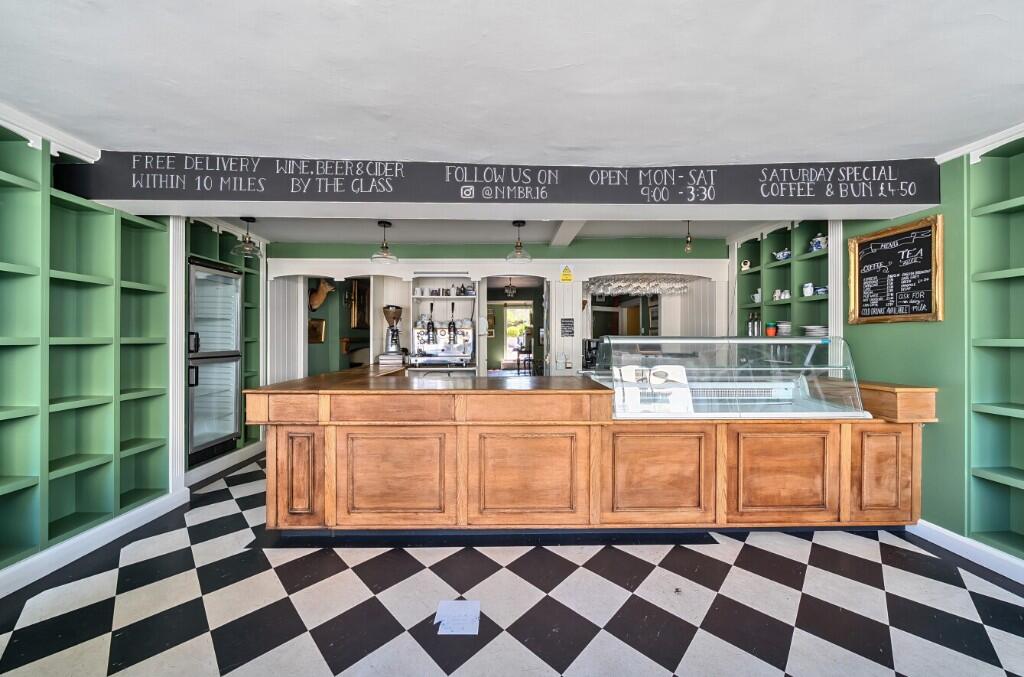 Cafe entrance